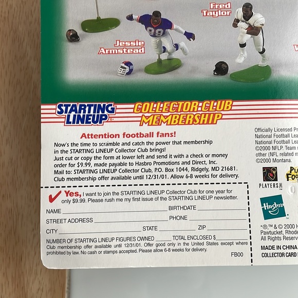 Starting Lineup Football NFL Collectible Mike Alstott #40 Tampa Bay Buccaneers - Picture 3 of 8